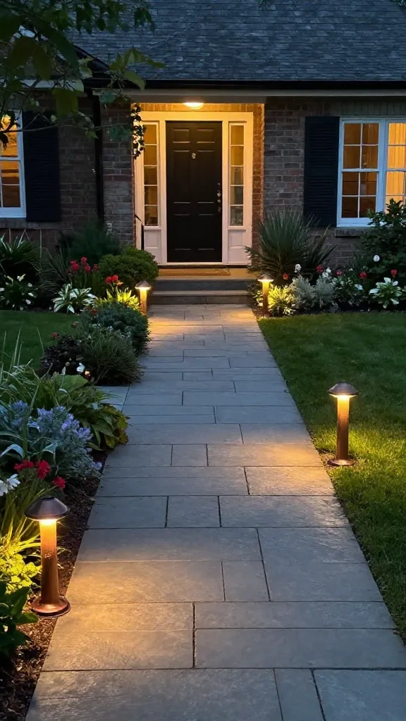 Solar-Powered Pathway Lighting