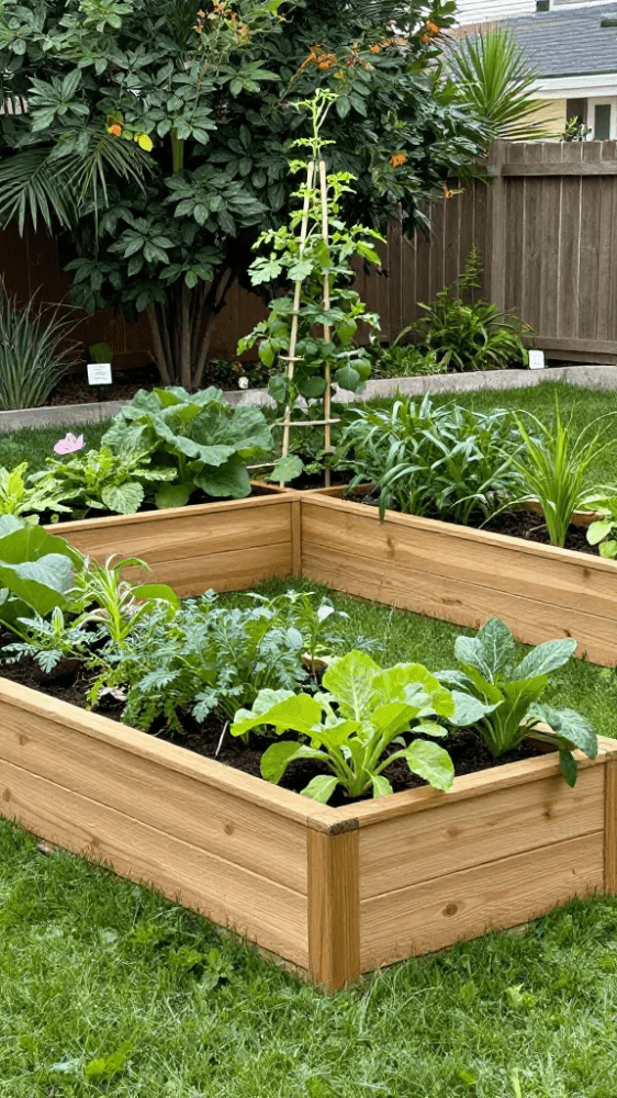 Small Vegetable Garden Corner Layouts