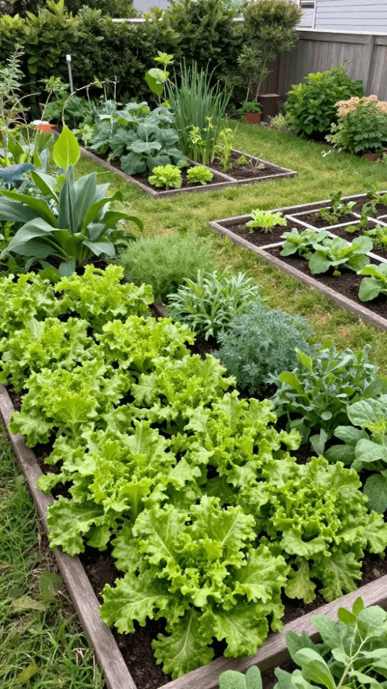 Intensive Close Spacing Garden Beds