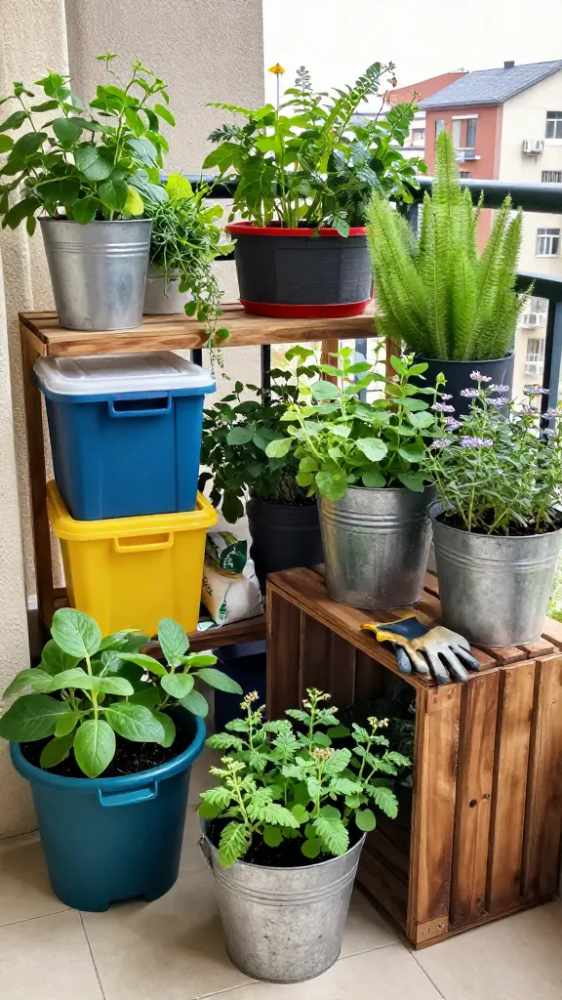 Upcycled Containers For Planters