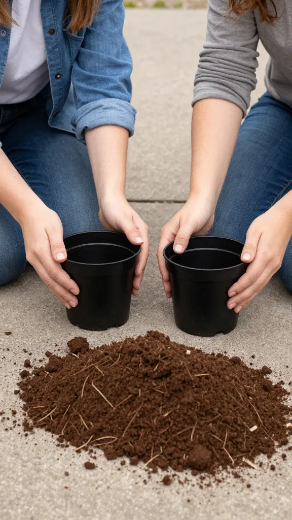compact patio tomato plant in terracotta pot, closeup